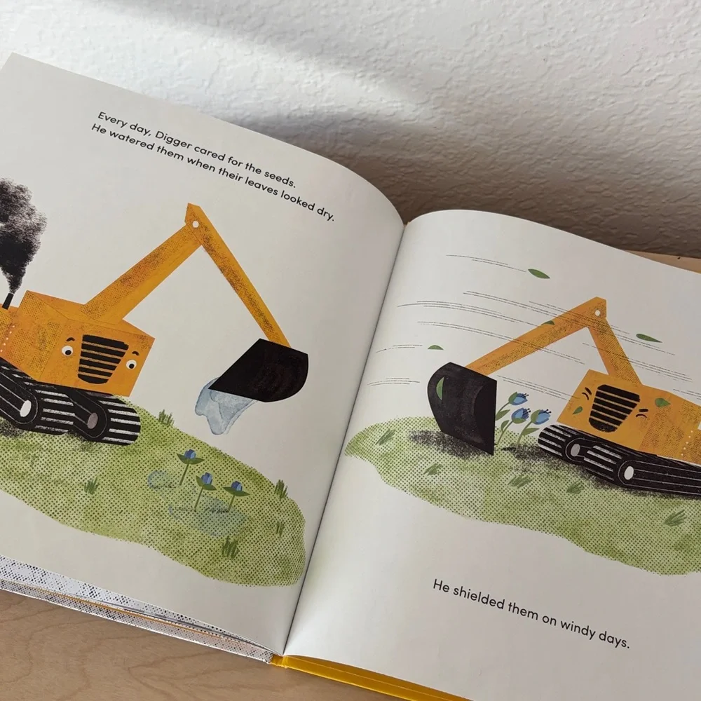 The Digger and the Flower - Children’s Hardcover Picture Book